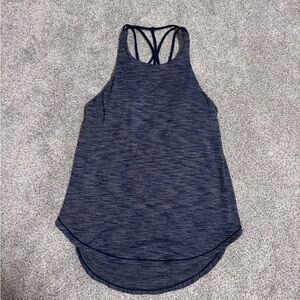 Lululemon Strappy Built In Bra  Open Back Tank Top, Size 4